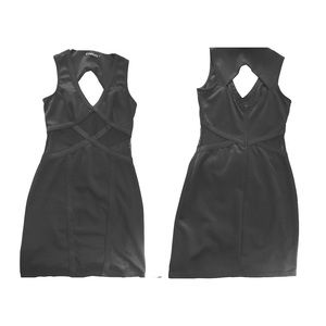 Angel black thick mini Dress